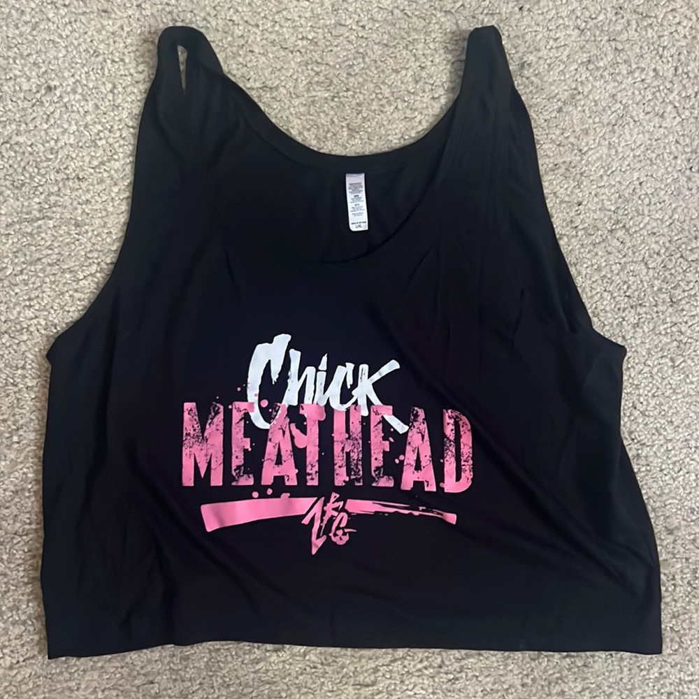 Chick meathead crop tank